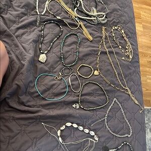 Elegant Gold and Silver Women's Jewelry Set